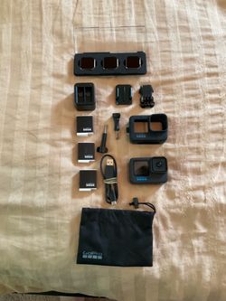 GoPro Hero 11 Black, with accessories