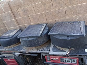 Solar attic fans