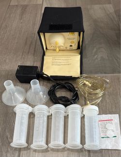 Medela Pump In Style Advanced Lot 2  – Bottles, Shields, Tubing & More