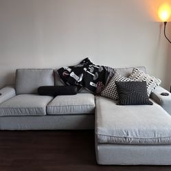 Ikea sofa with chaise