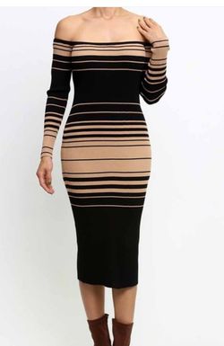 Off The Shoulder Sweater Dress Brand New