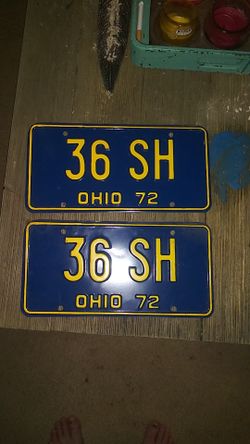 Plates..mint original