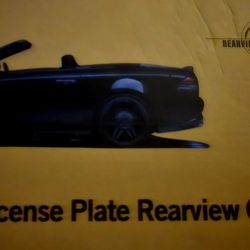 Chrome License Plate Style 720p HD Backup Camera!