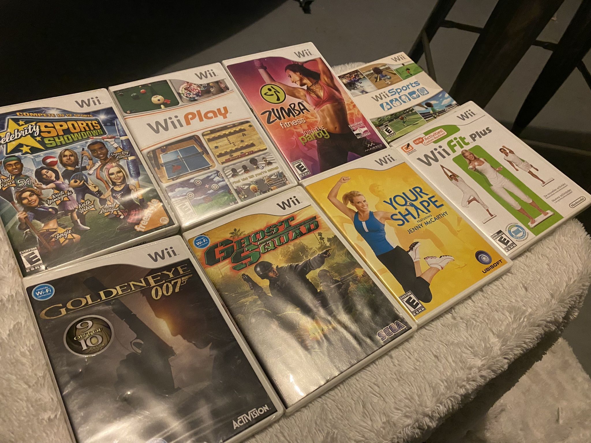 Nintendo Wii Games Lot + Balance board