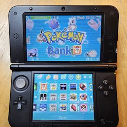 Nintendo 3ds XL With Games And Working Pokemon Bank 