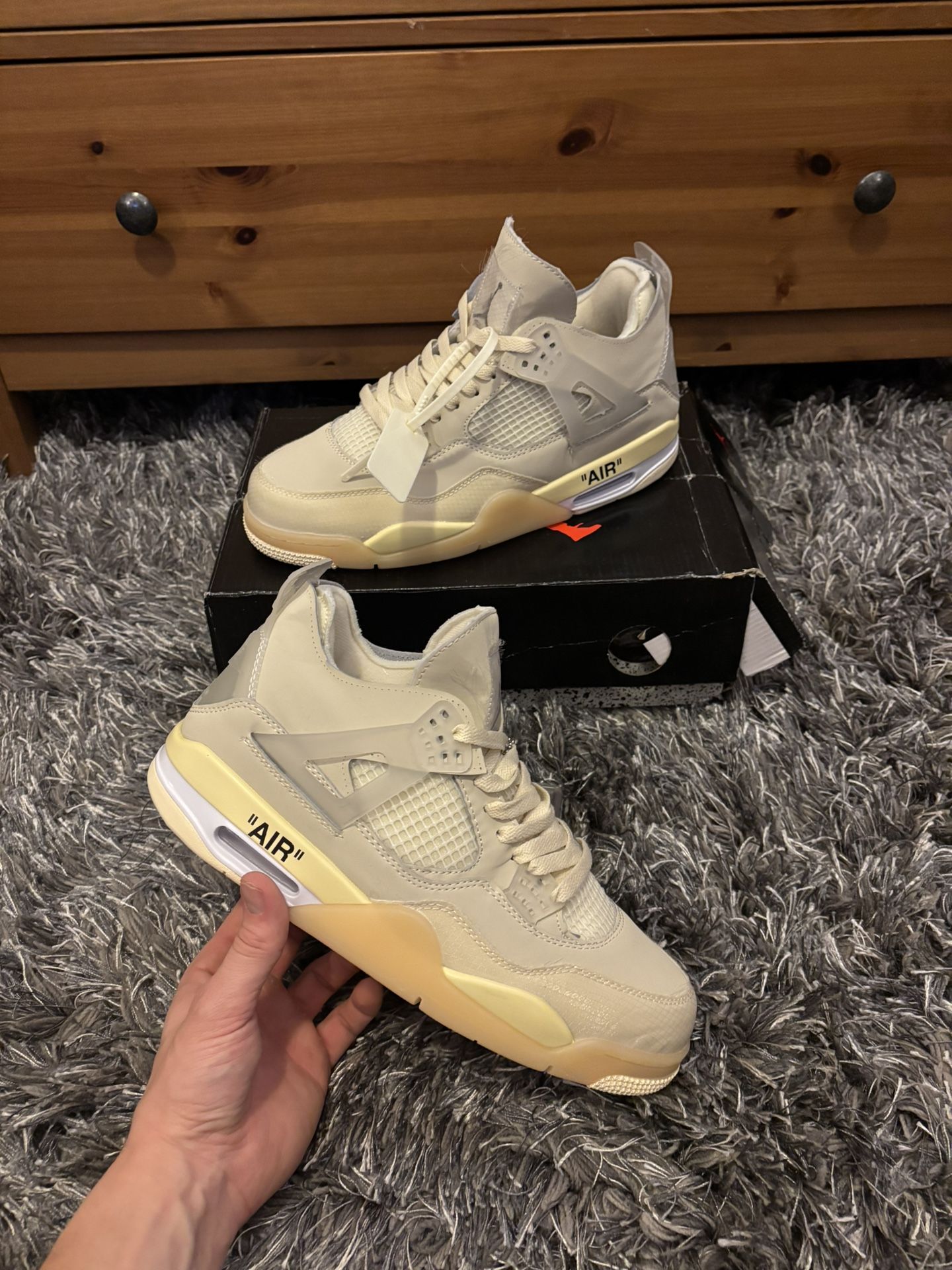 Jordan 4 Off White Sail Size 11 Men’s Sneakers