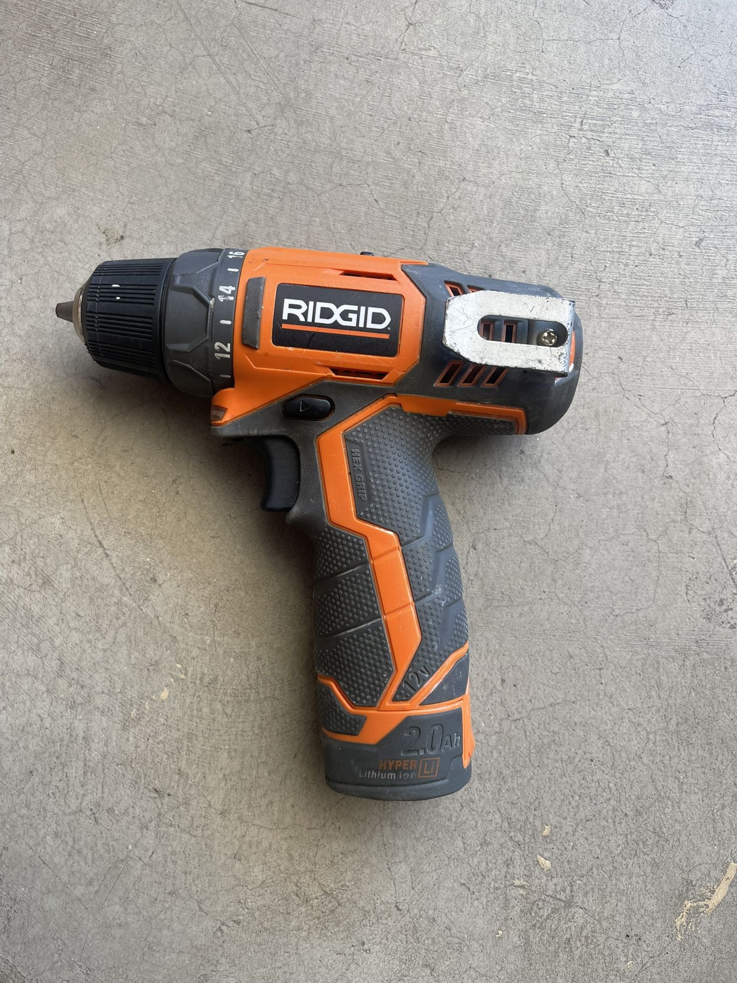 Ridgid Drill With Battery