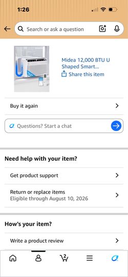 Midea 12k btu window AC