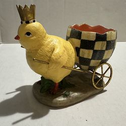 Mackenzie Childs Which Came First Figurine   Never Used Just Displayed