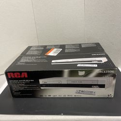 RCA DRC6350N DVD VCR Combo Player 6 Head Progressive Scan HiFi VHS - Brand New