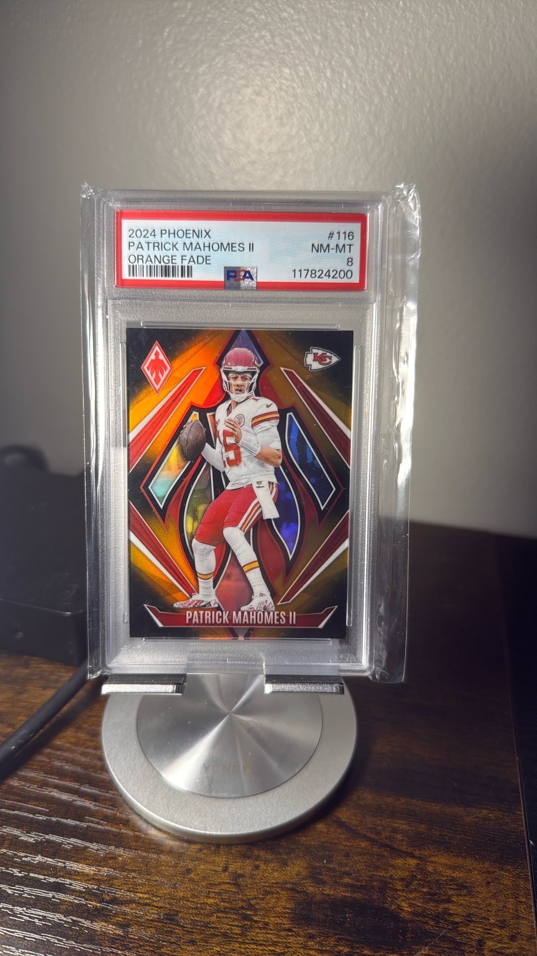 2024 Patrick Mahomes Kansas City Chiefs PSA 8