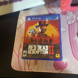 4 PS4 Games ( Red Dead Redemption 2) (Farcry) (GTA) (Second Son)