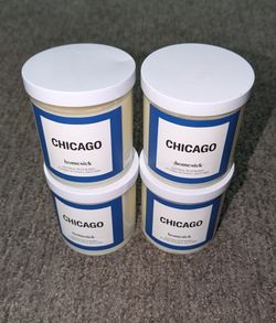 4 Pack Chicago Homesick Candle 4 X 7.5 Oz
