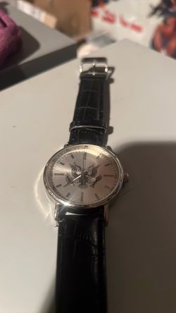Presidential Seal Dress Watch Black Leather Strap