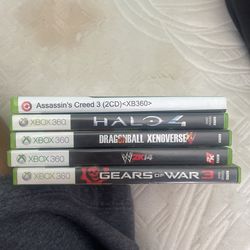 Xbox 360 Disc Games  (See description)
