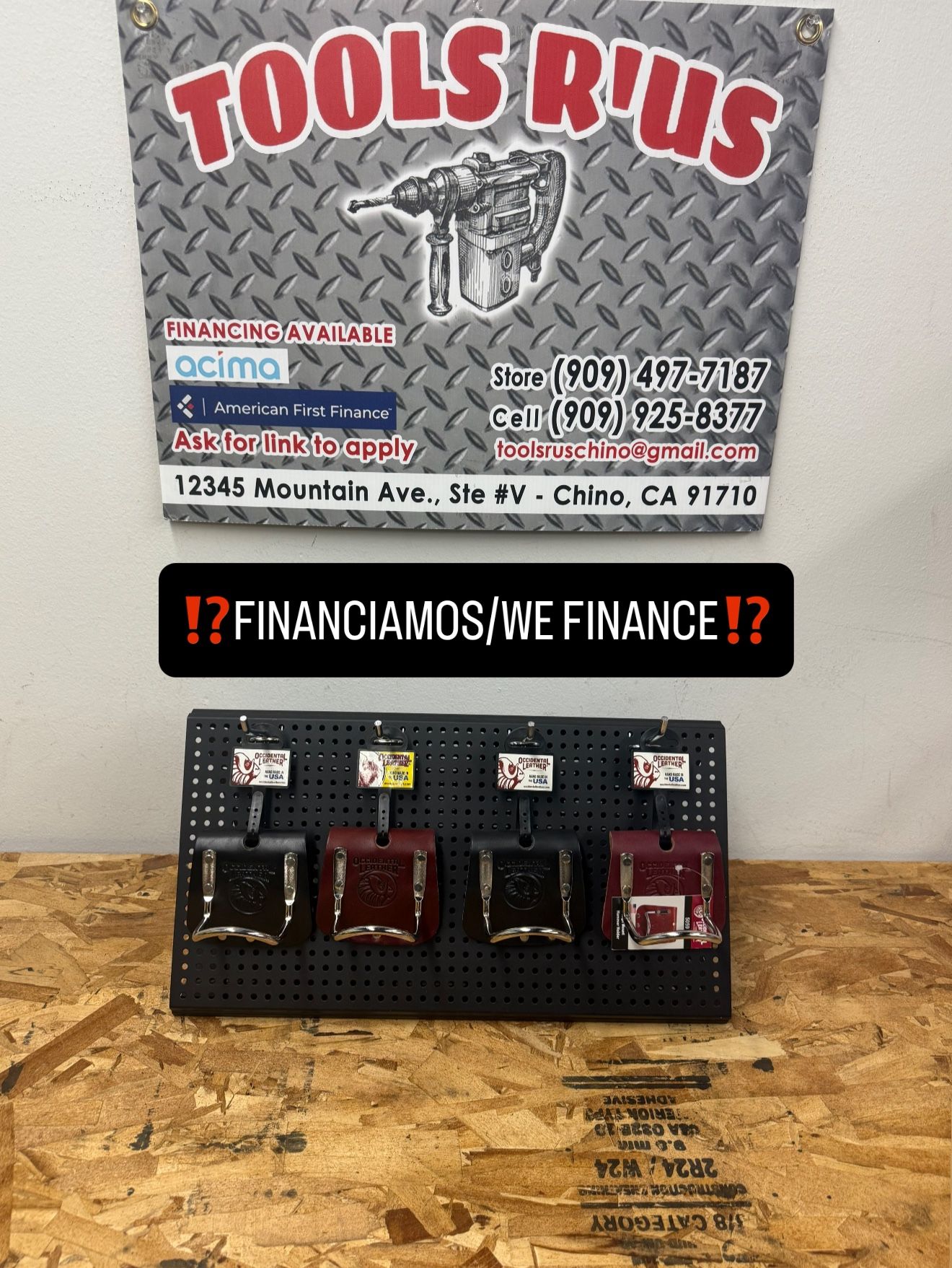 5059/B5059 OCCIDENTAL LEATHER High Mount Hammer Holder(EACH)**(FINANCIAMOS/WE FINANCE)**