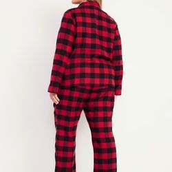 Women’s Red Buffalo Plaid Flannel Pajama Set Size 3x New with  tag