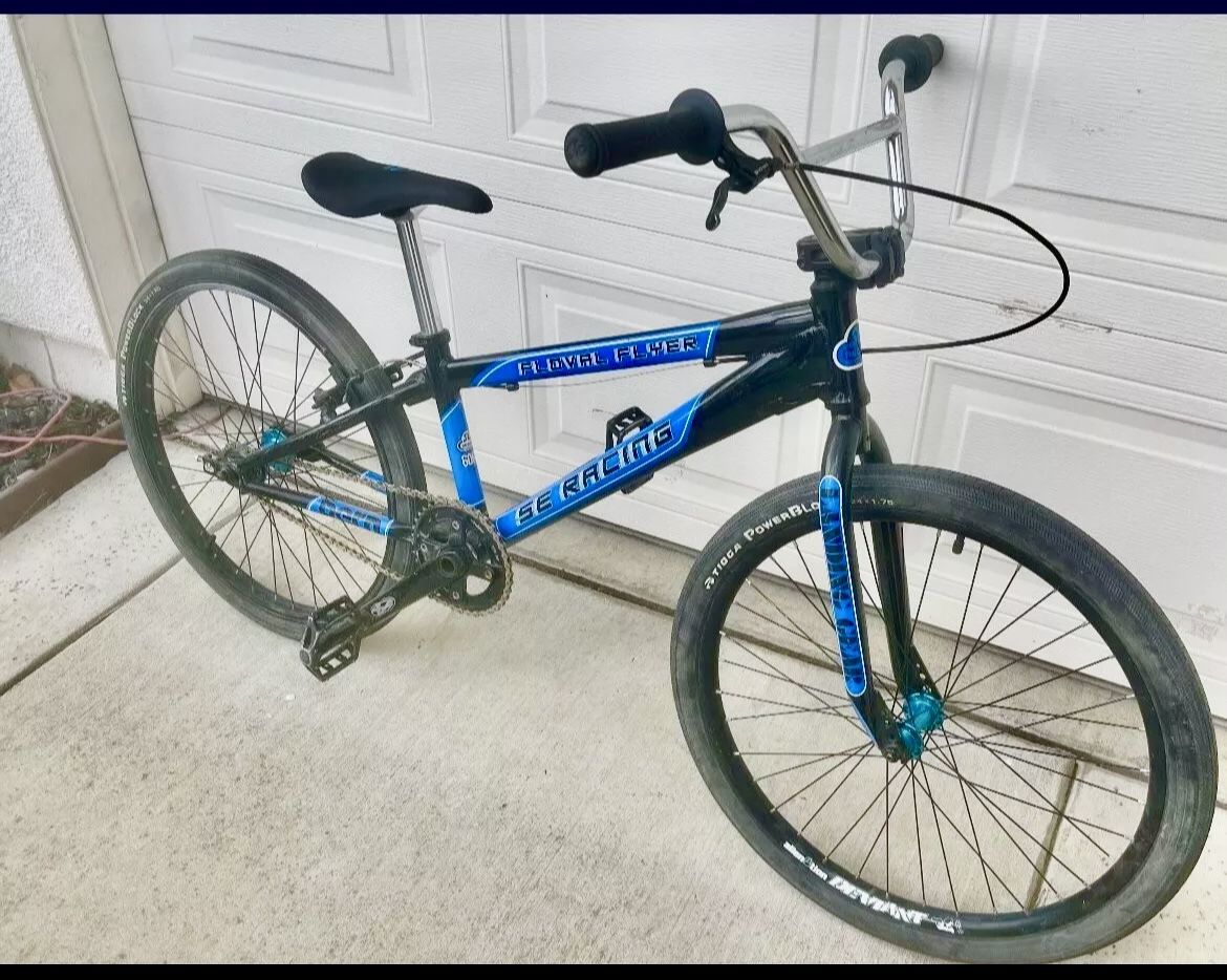 Se Racing Bmx 24 Inch Black Blue Bike