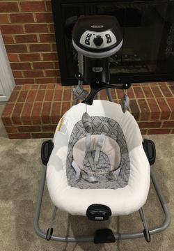 Graco dual connect bouncer and baby swing