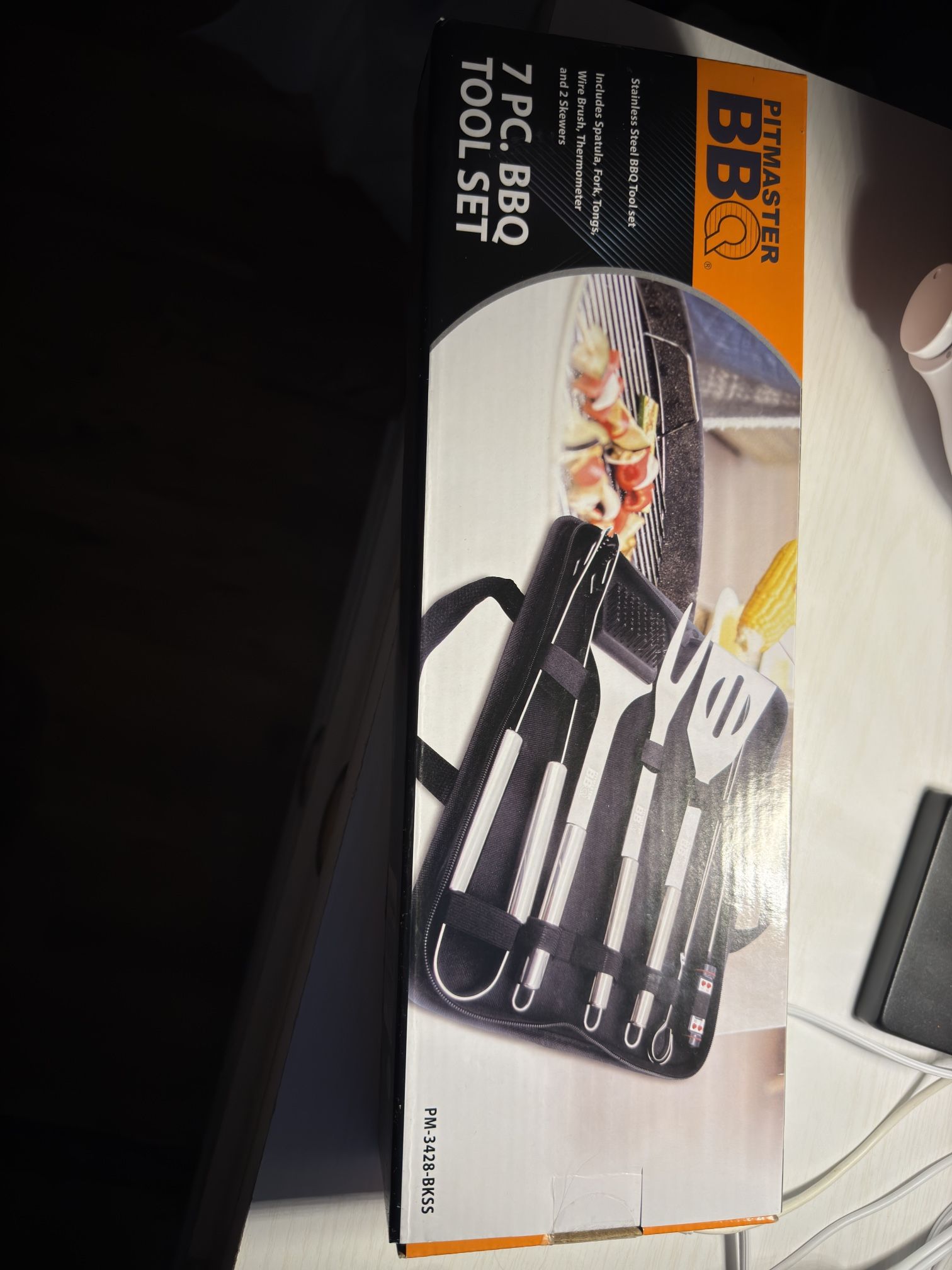 7 Piece Pit Master Bbq Set New!