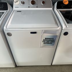 WHITE MAYTAG TOP LOAD WASHER