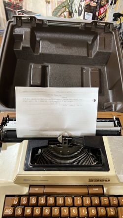 Vintage Electric Typewriter