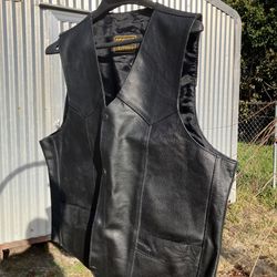 Leather Vest Size XX L