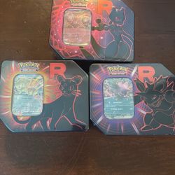 Team Rocket Tin Complete Set