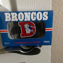 Broncos Belt Buckle 