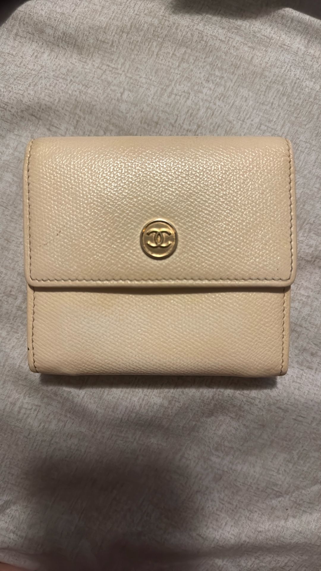Chanel Wallet Caviar Leather With COA