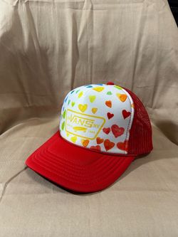 Vans Trucker Hat with Heart Print