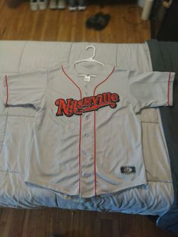 Sports Memorabilia Autographed Matt Chapman Nashville Sounds Game Jersey