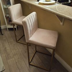 Two barstools chairs