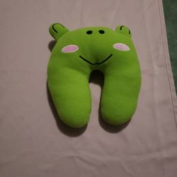 Green Kids Neck Pillow