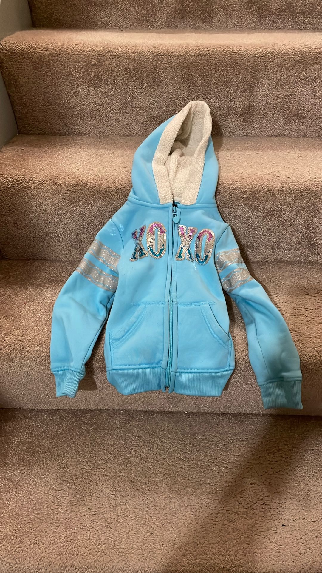 Like New Xoxo Size 4 Small Hoodie With Bling