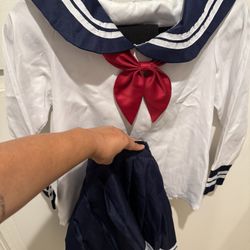 Sailor/Navy girl Costume size S