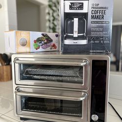 Bella air fryer, Bella pro series coffee maker +veggie slicer