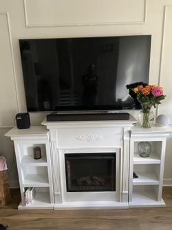 Console with Fireplace Unit