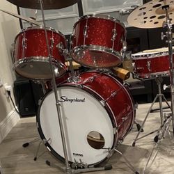 Vintage Slingerland 1963 Drum Set Refurbished