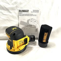 Brand New Dewalt Xr 20 V Brushless Orbital Palm Sander With Sawdust Bag. Retails for $169.