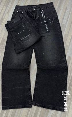 Purple jeans