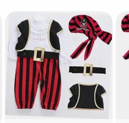 25 months pirate costume