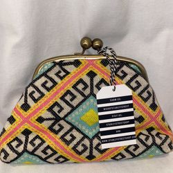 Stanley Street Cosmetic Bag Clutch Purse New