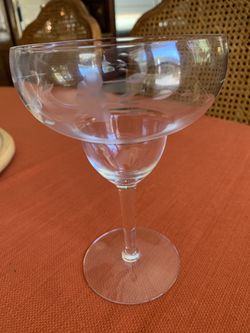 Princess House Crystal Margarita Glasses
