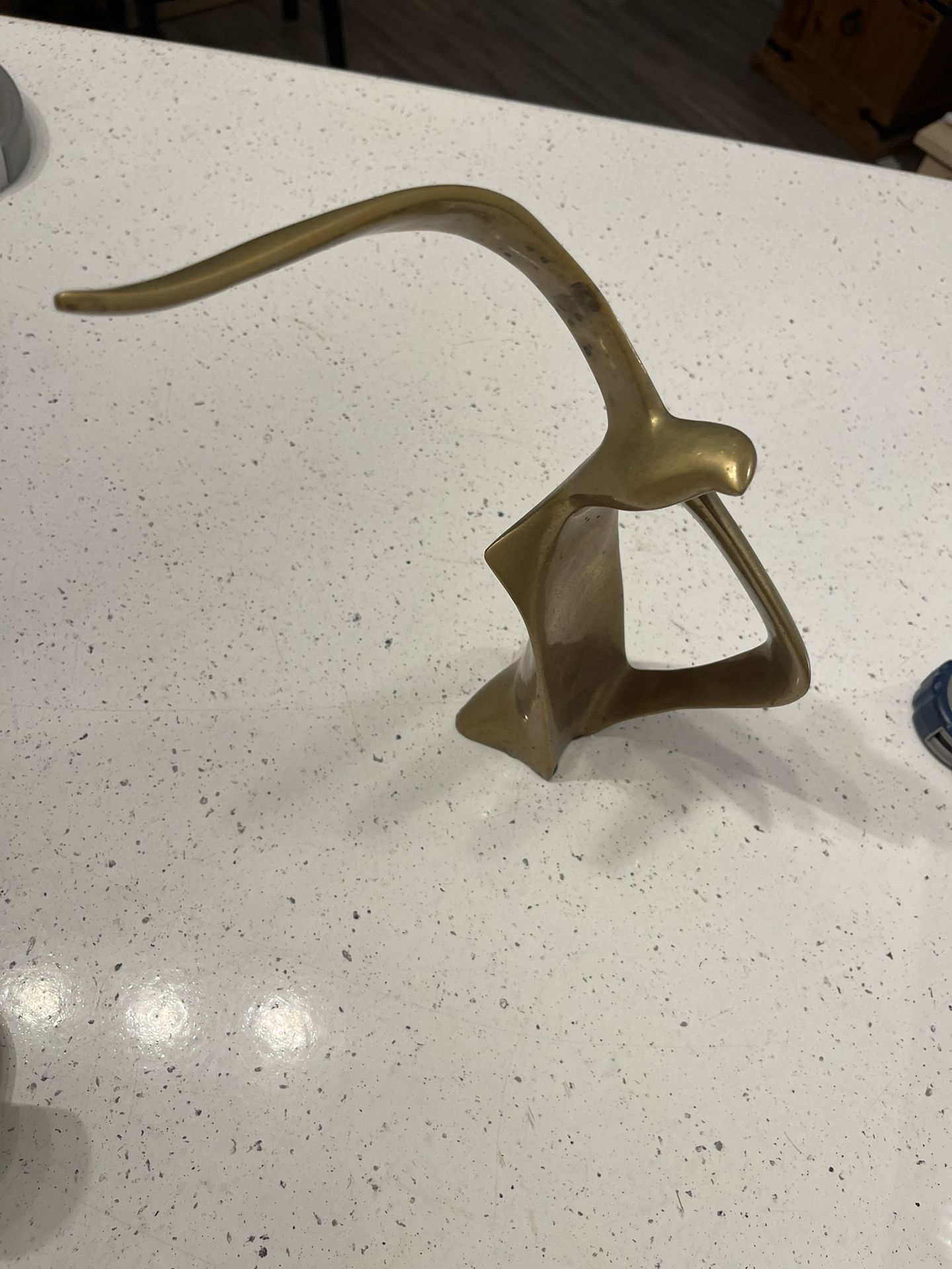 Brass Seagull Statue