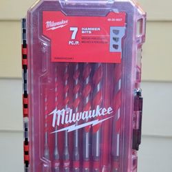 SHOCKWAVE Carbide Hammer Drill Bit Kit (7-Piece) for Concrete, Stone, Masonry Drilling