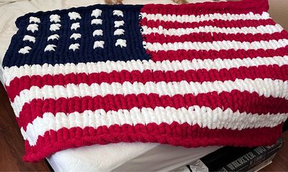 American flag blanket
