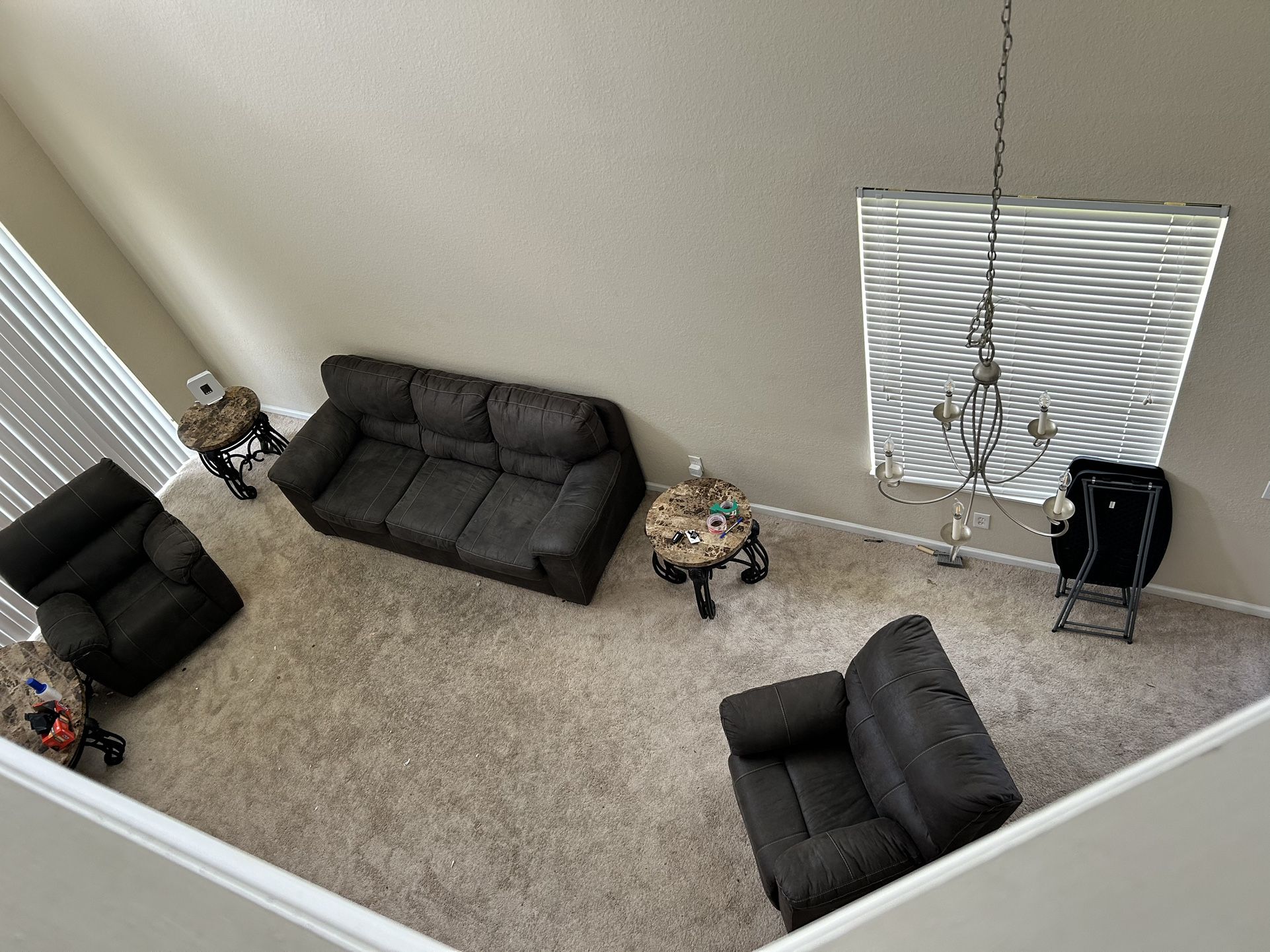 Free TV W/ Purchase Of Ashley’s McGann Manual Rocker Recliners (2) & Sofa