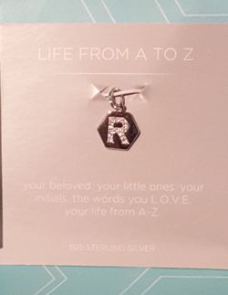 Origami Owl - Sterling Silver Initials