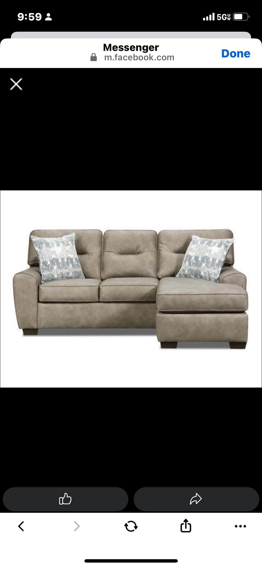 Sofa Chaise Brand New